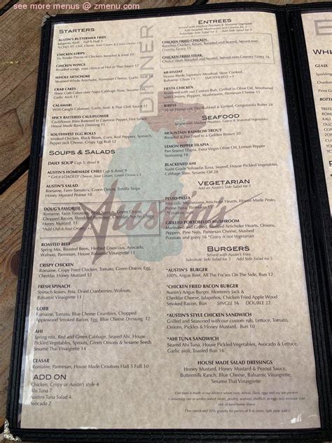 austin & ally cast|austin's restaurant menu.